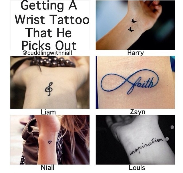 One Direction Infinity Tattoo