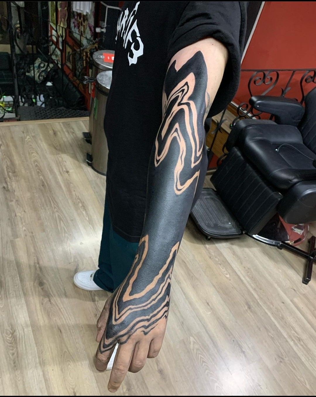 Organic Blackout Tattoo