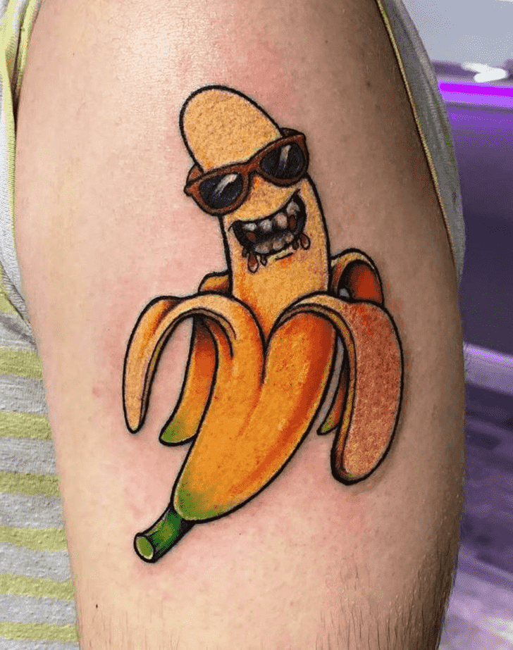 Banana Tattoo Design