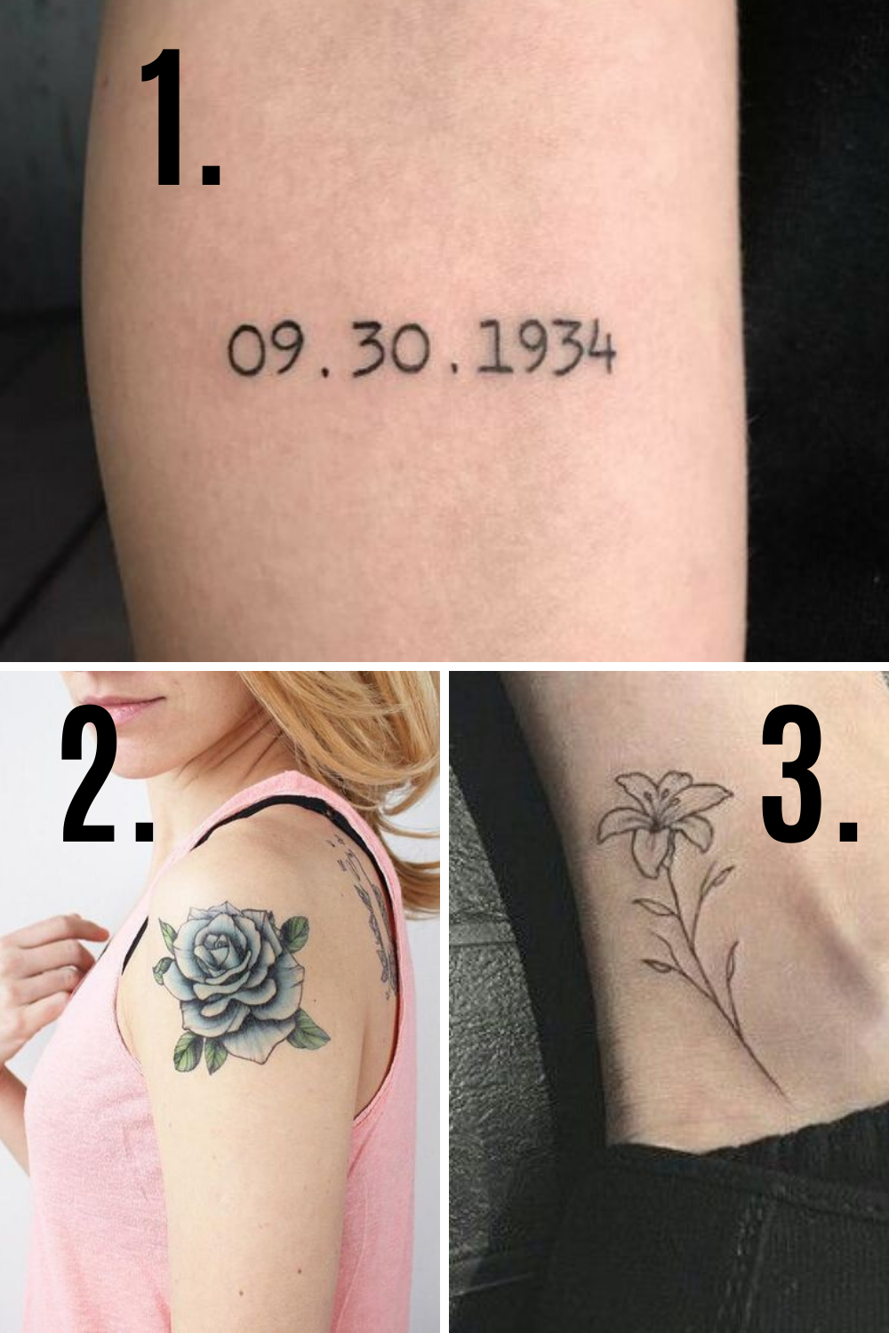Symbolic Animals 50th Birthday Tattoo