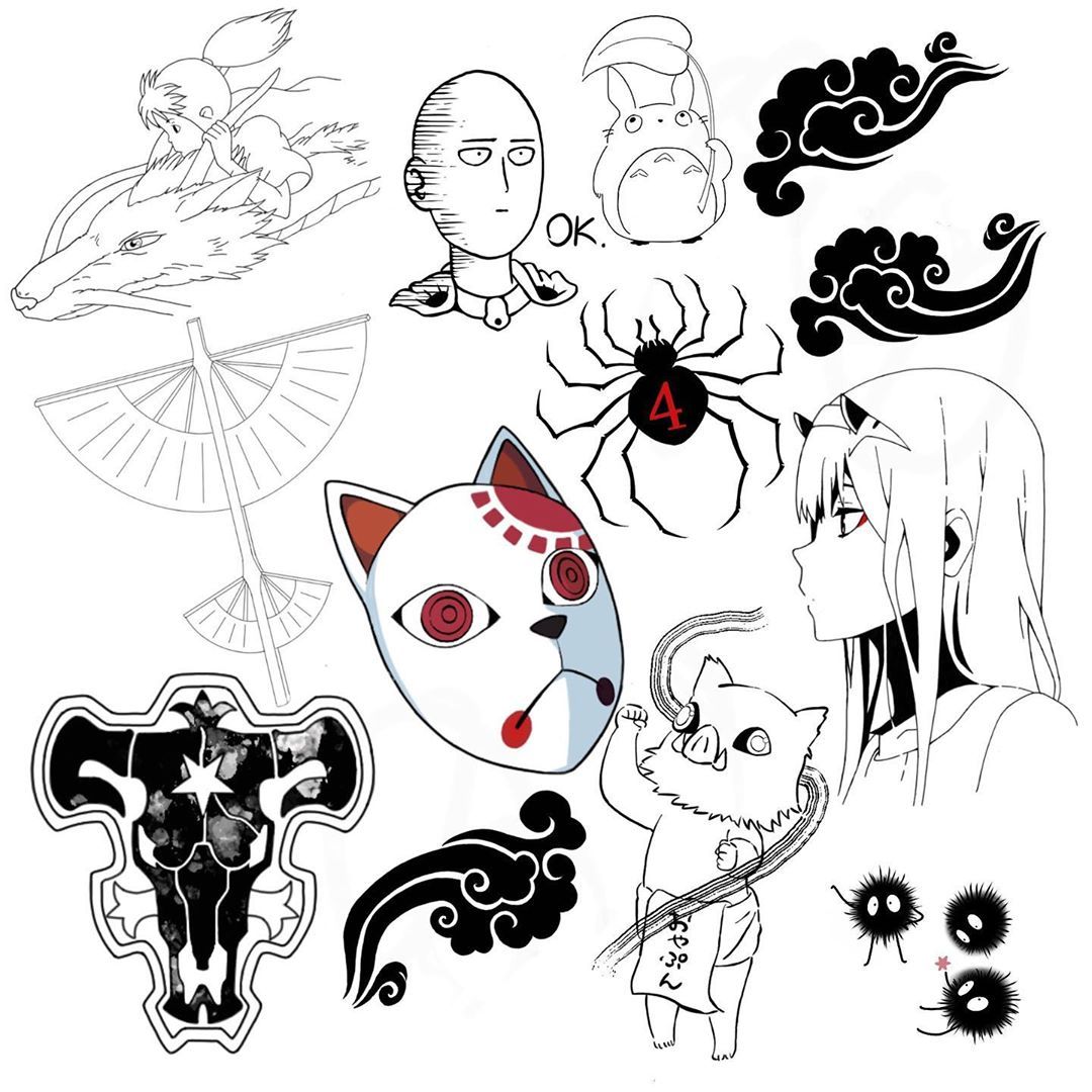 Anime Flash Tattoo Idea 4