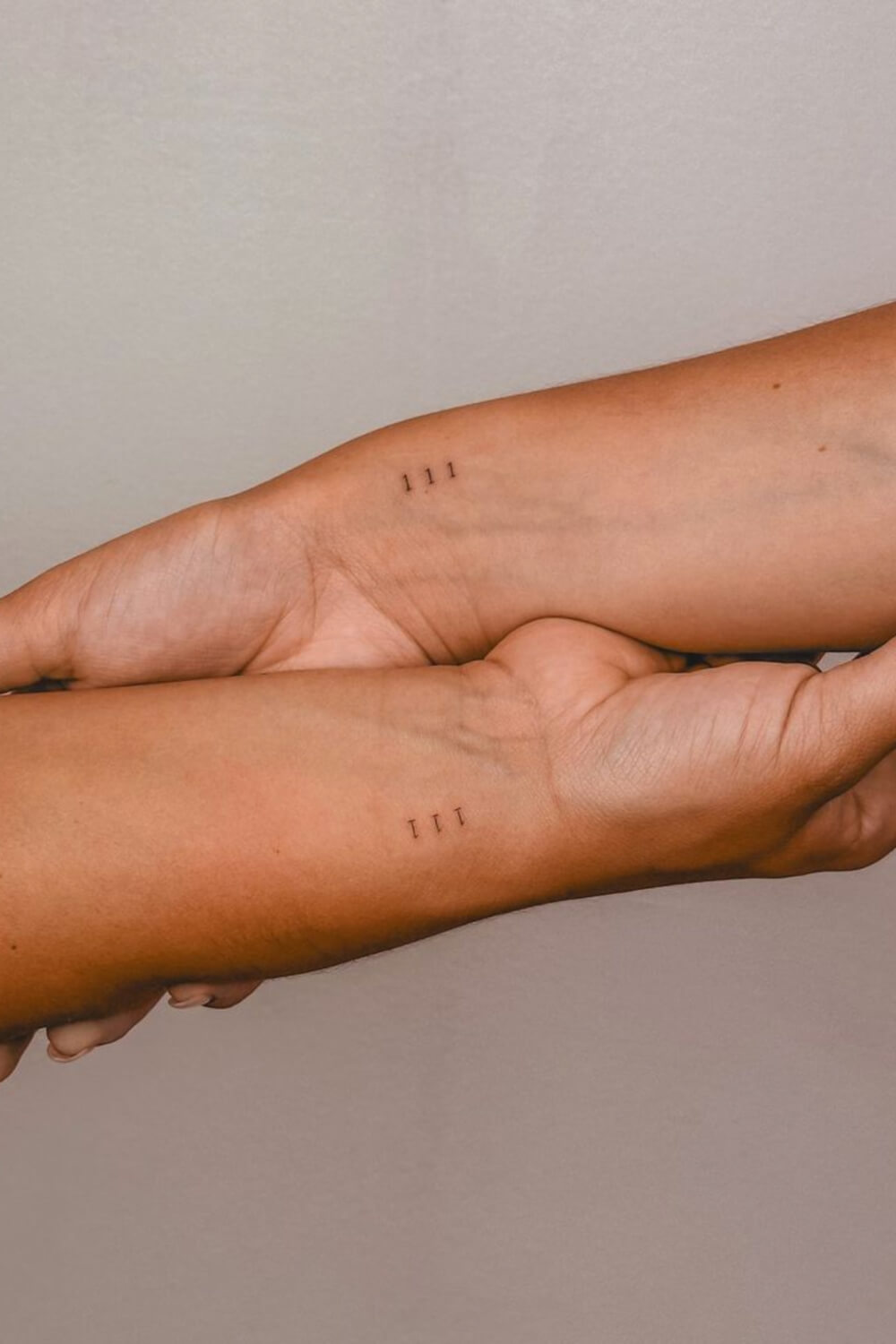 111 Tattoo on Wrist