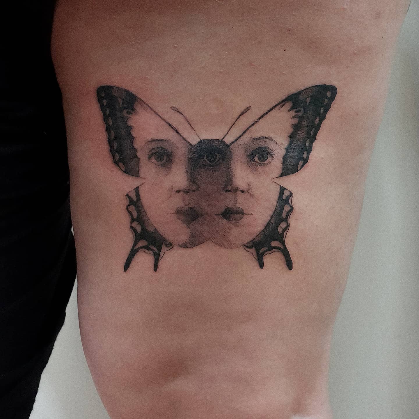 2 Face Tattoo Idea 5