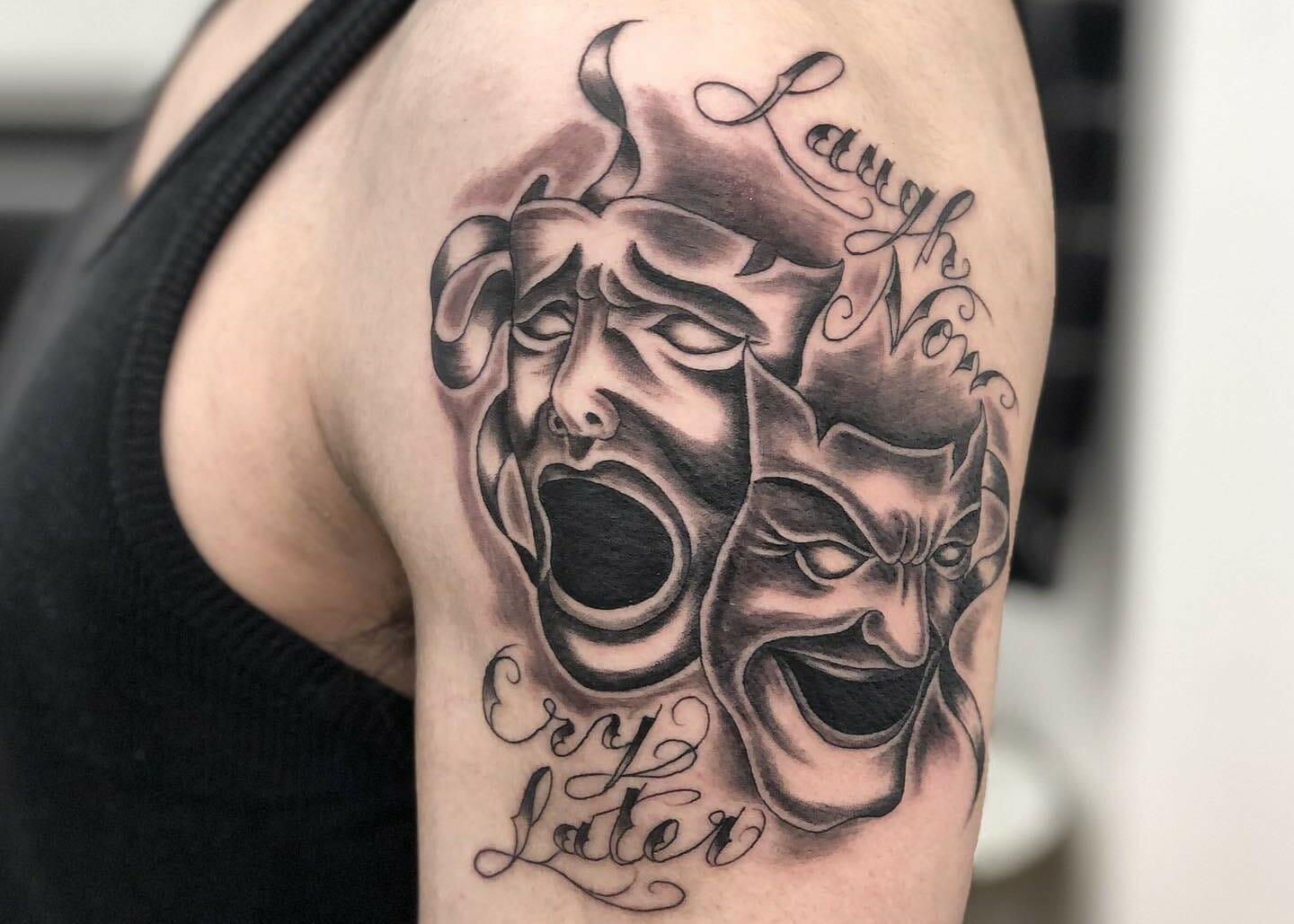 2 Face Tattoo Idea 3