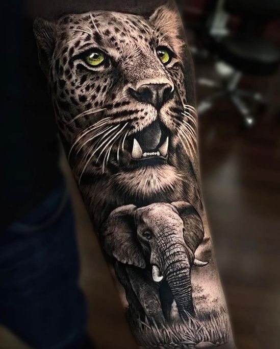 Graceful Owl Tattoo