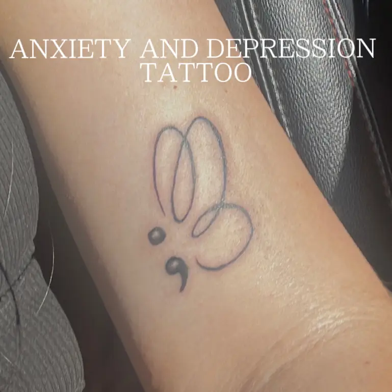 Anxiety and Depression Awareness Tattoo