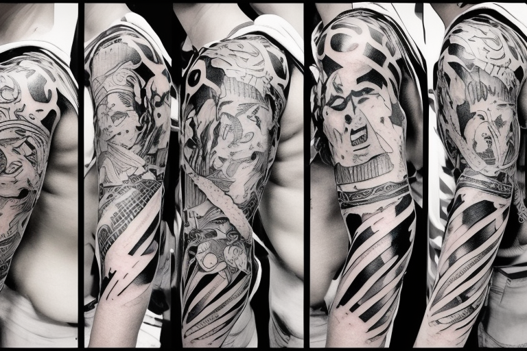 Intricate Armor Design Tattoo
