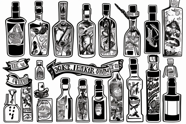 Alcohol Tattoo Ideas