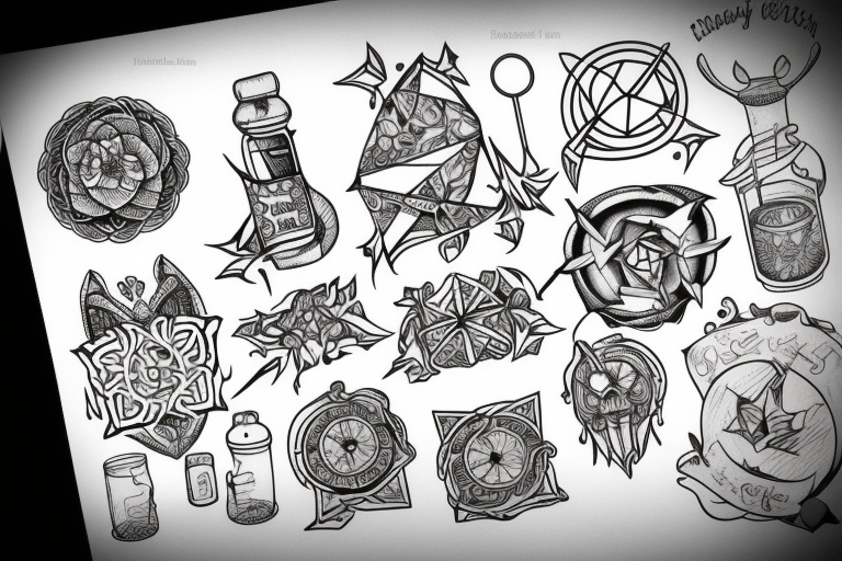Alchemist Tattoo Ideas | TattoosAI
