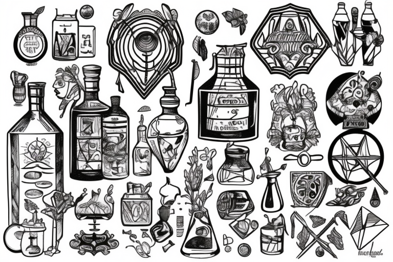 Alchemist Tattoo Ideas | TattoosAI