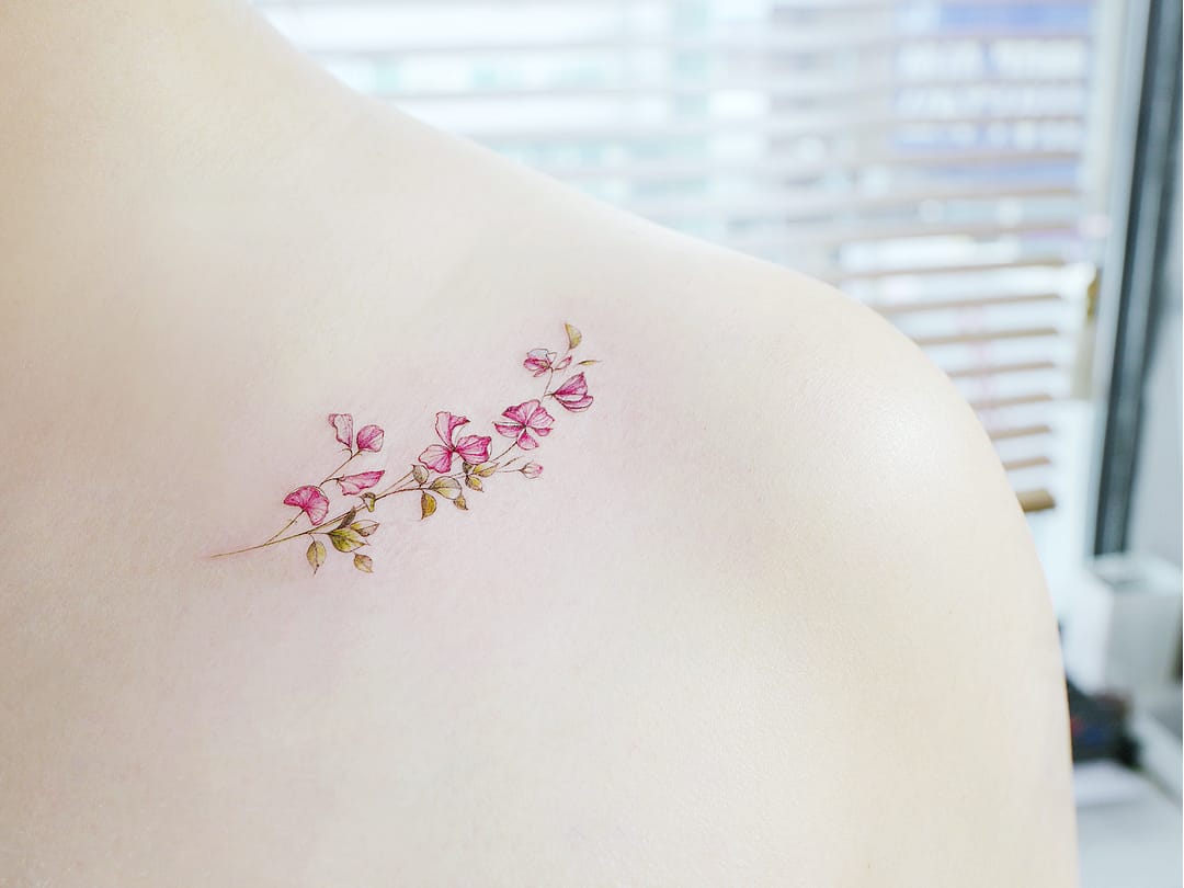 April Birth Flower Tattoo Concepts