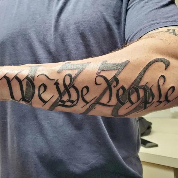 Forearm Spectacle Tattoo