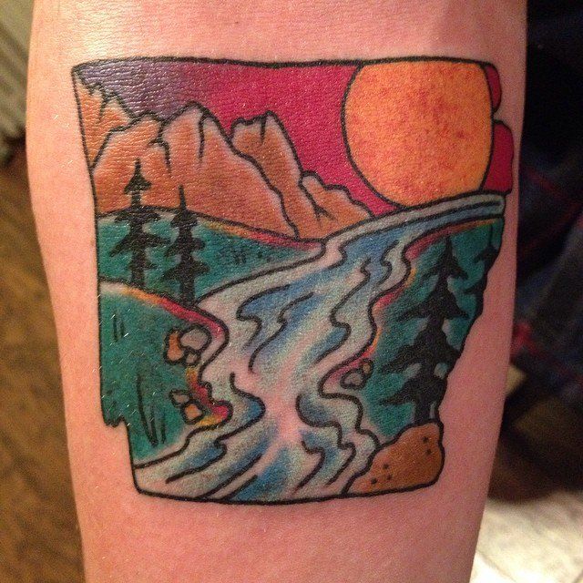 50 States of Tattoos: Ink Ideas From Every Corner of America | Arkansas