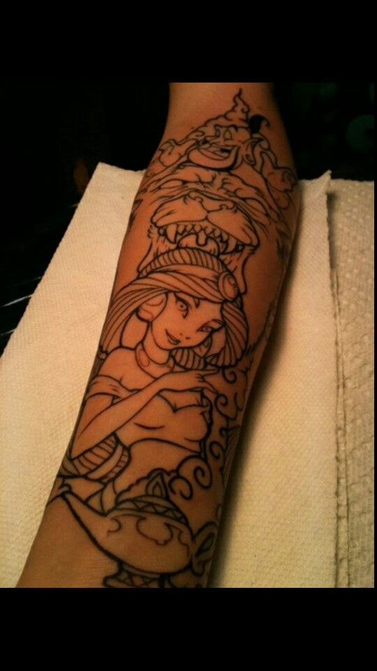 Princess Jasmine Tattoo