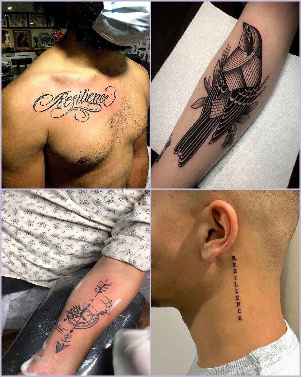 Minimalist tattoo design