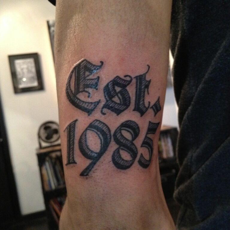 Collage of 1985 Tattoo Designs