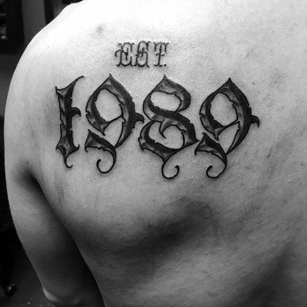 Minimalistic 1989 Tattoo