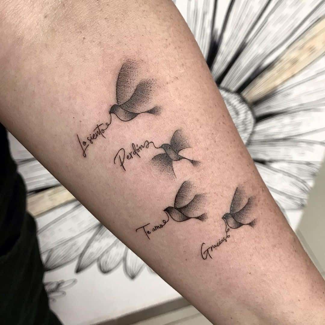 Mother of 3 Tattoo Design