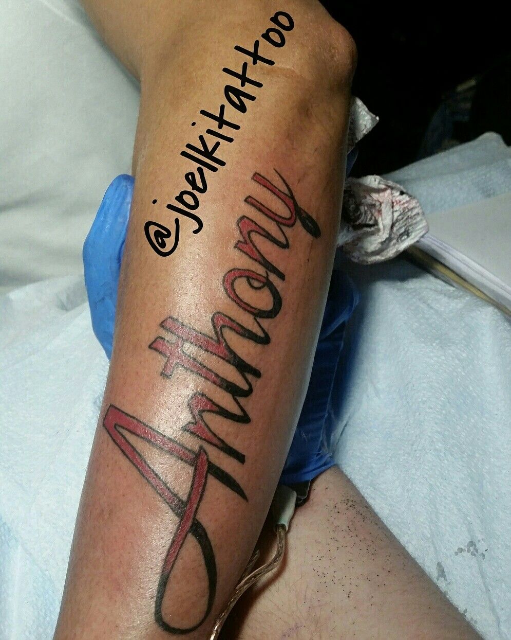Anthony Tattoo Lettering Styles