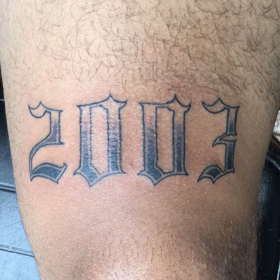 2003 Tattoo Design with Celebrities