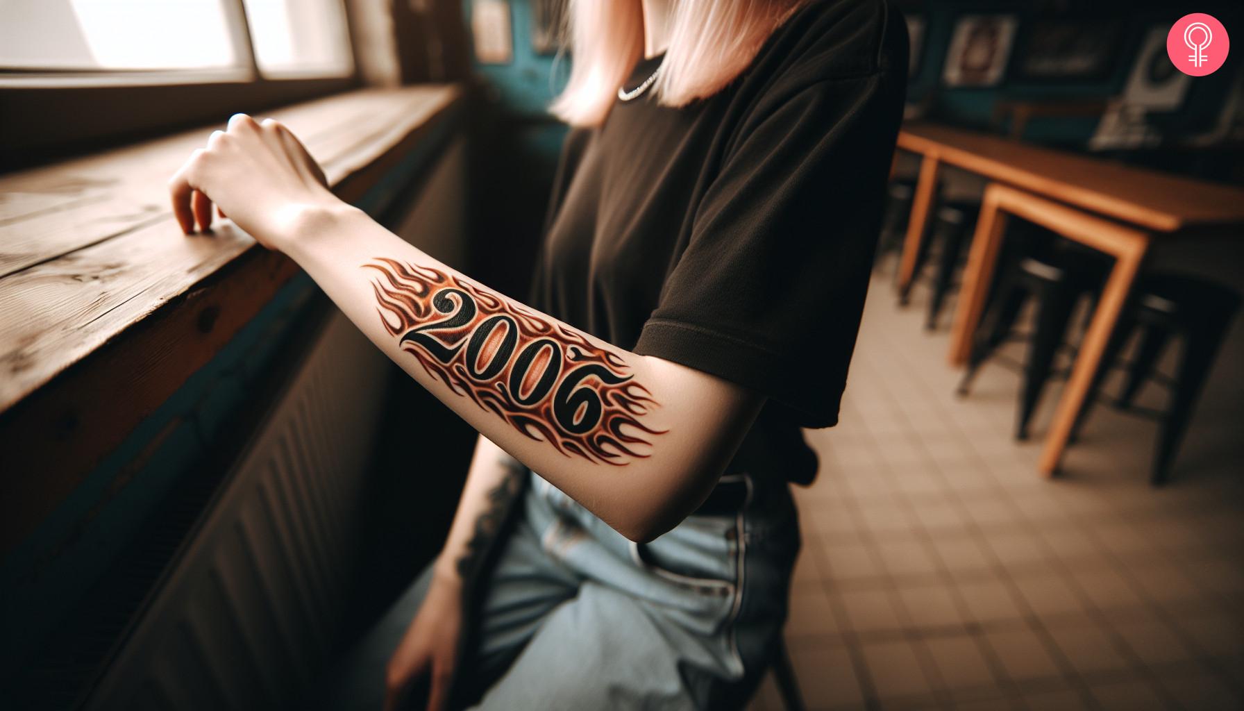 Forearm tattoo design