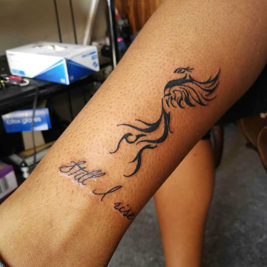 Floral Still I Rise Tattoo