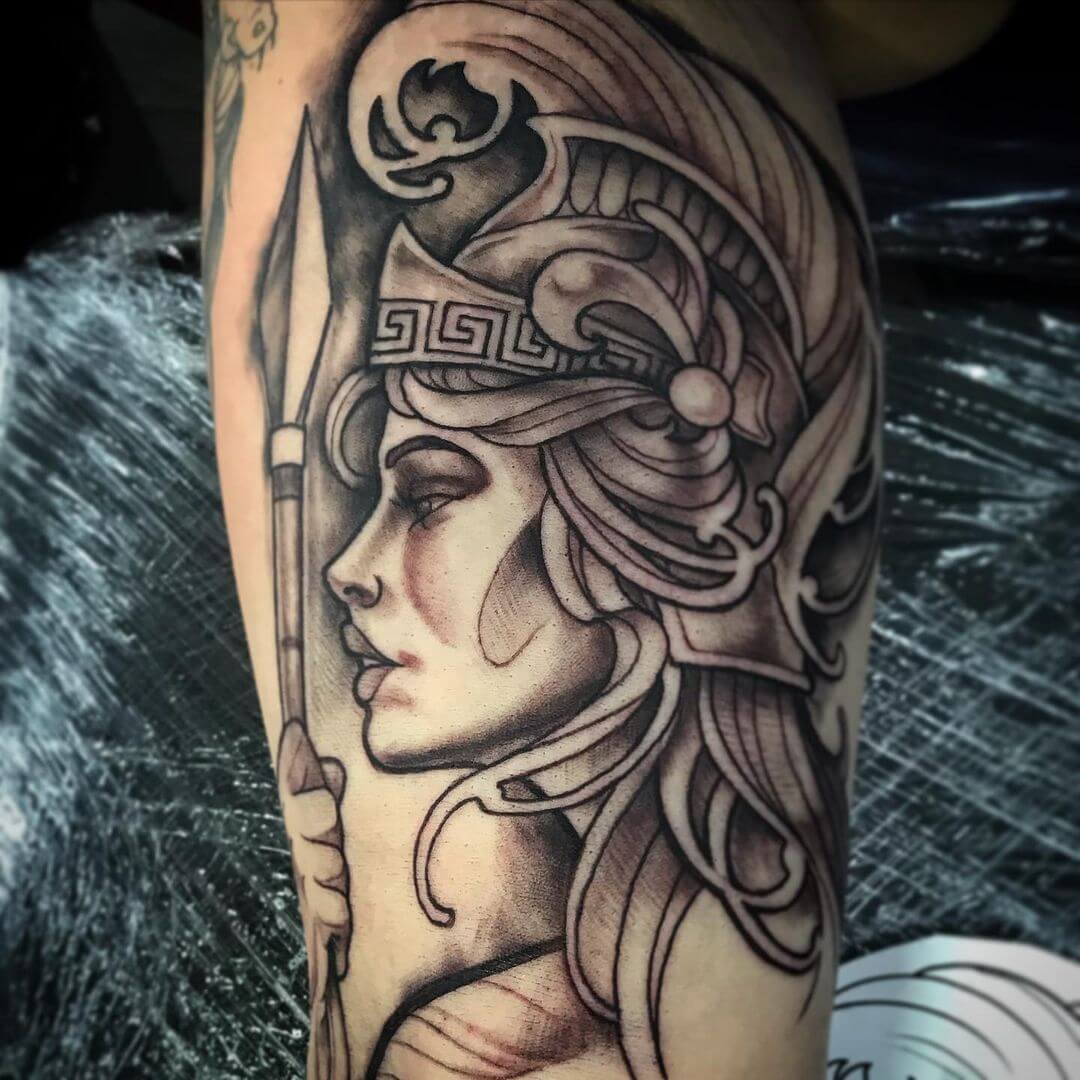 Athena Wisdom Tattoo