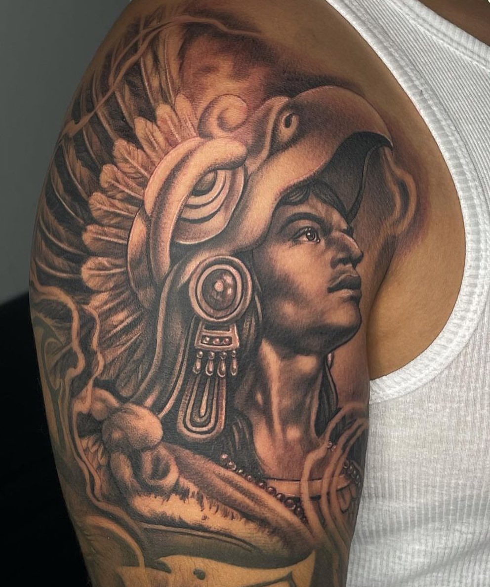 Aztec Warrior Symbols Tattoos