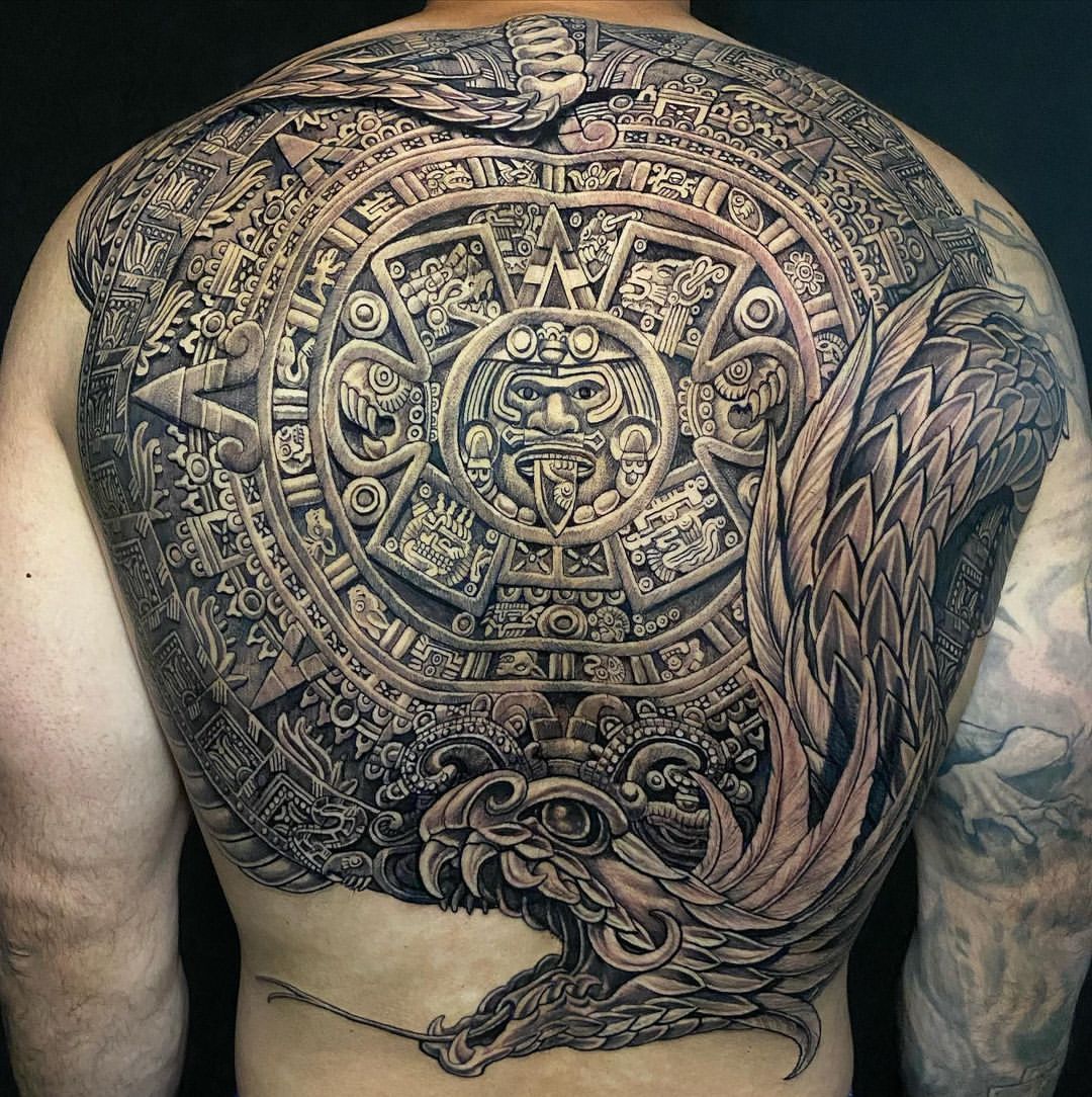 Another Take on the Aztec Warrior Tattoo Chest