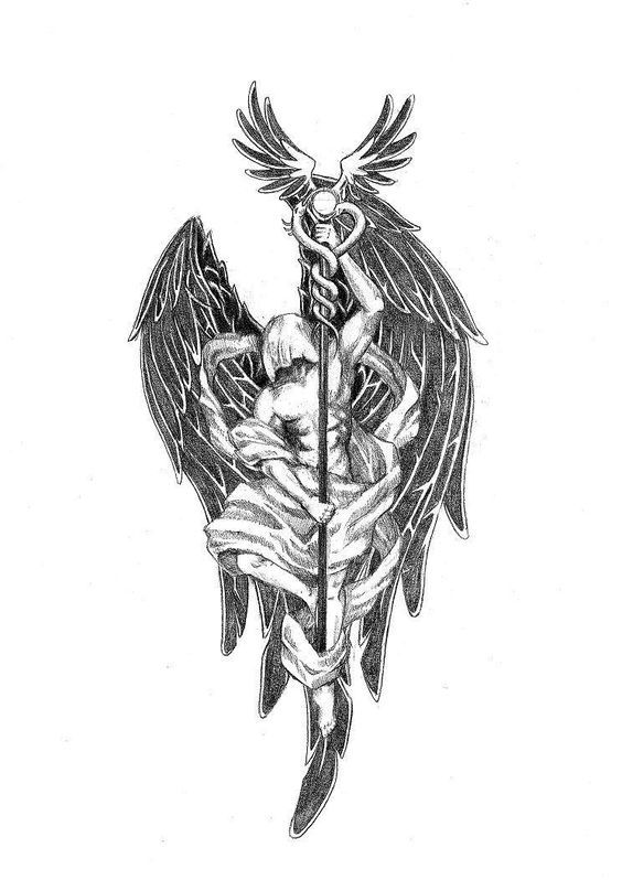 40 best Drawing Archangel Gabriel Tattoos images on Pinterest