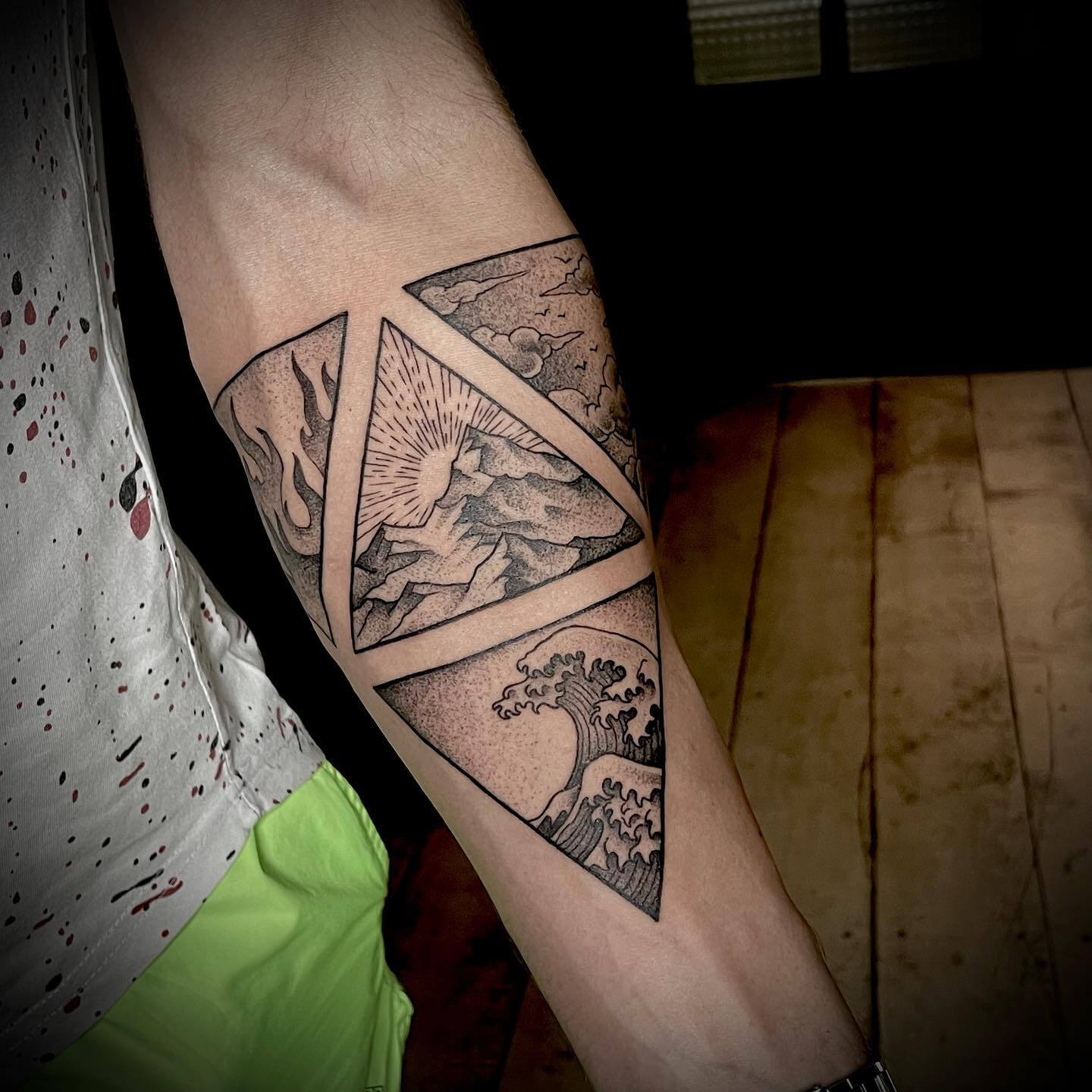 Fire Element Tattoo