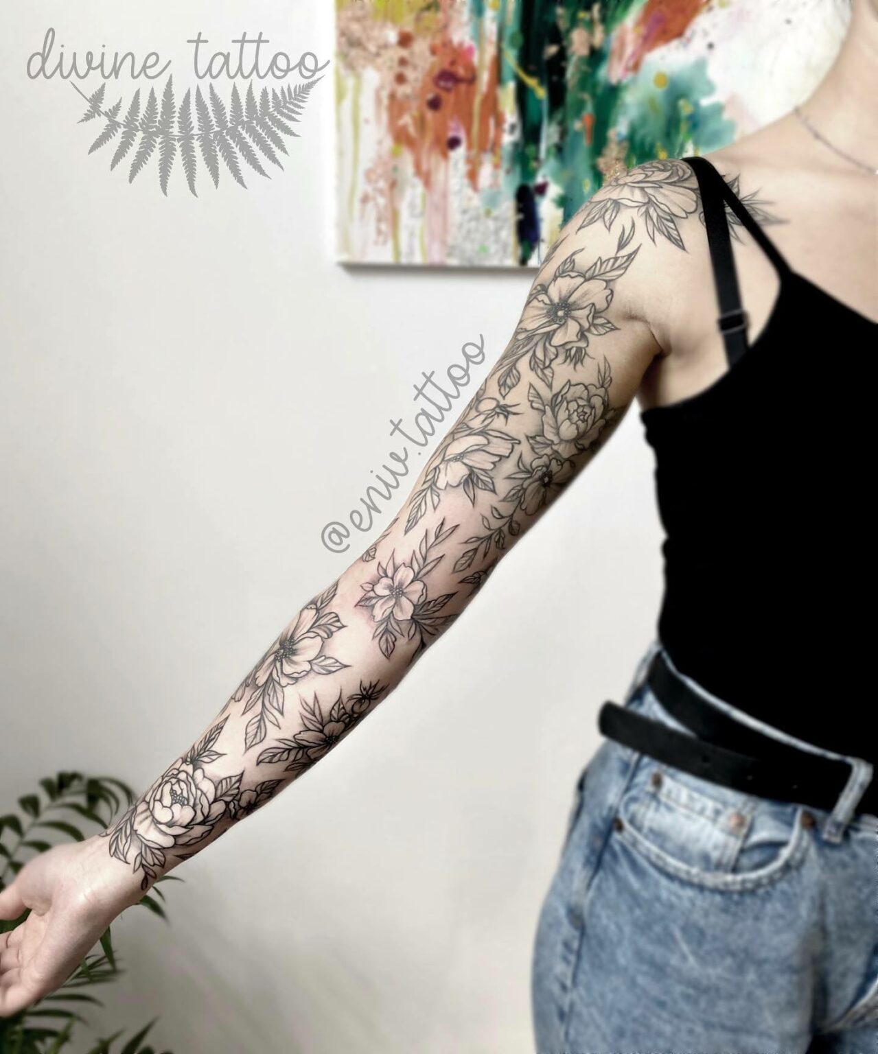 Enigmatic Lotus Tattoo