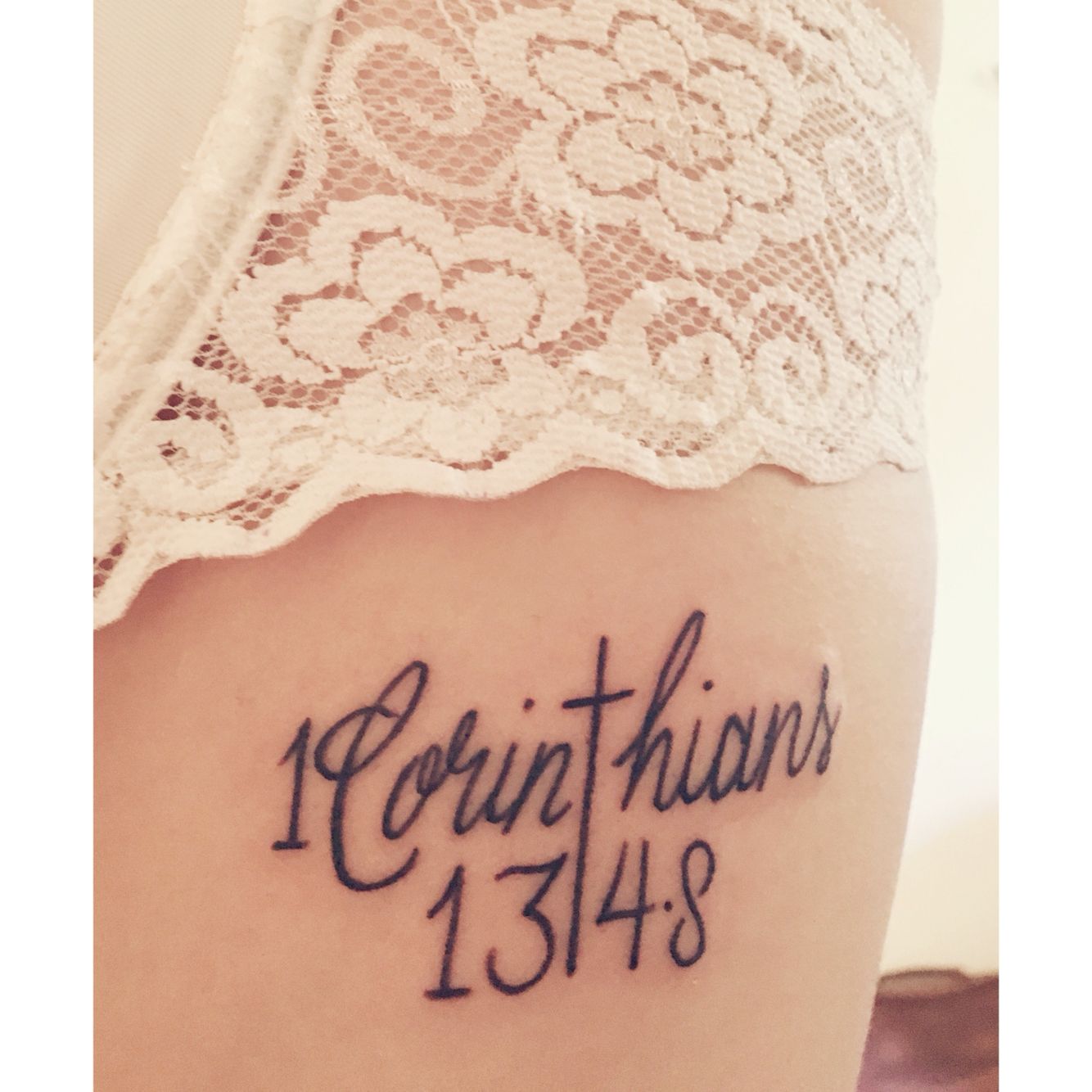 1 Corinthians 13:4-8 Tattoo