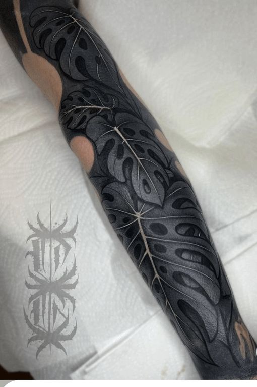 Minimalist Blackout Tattoo