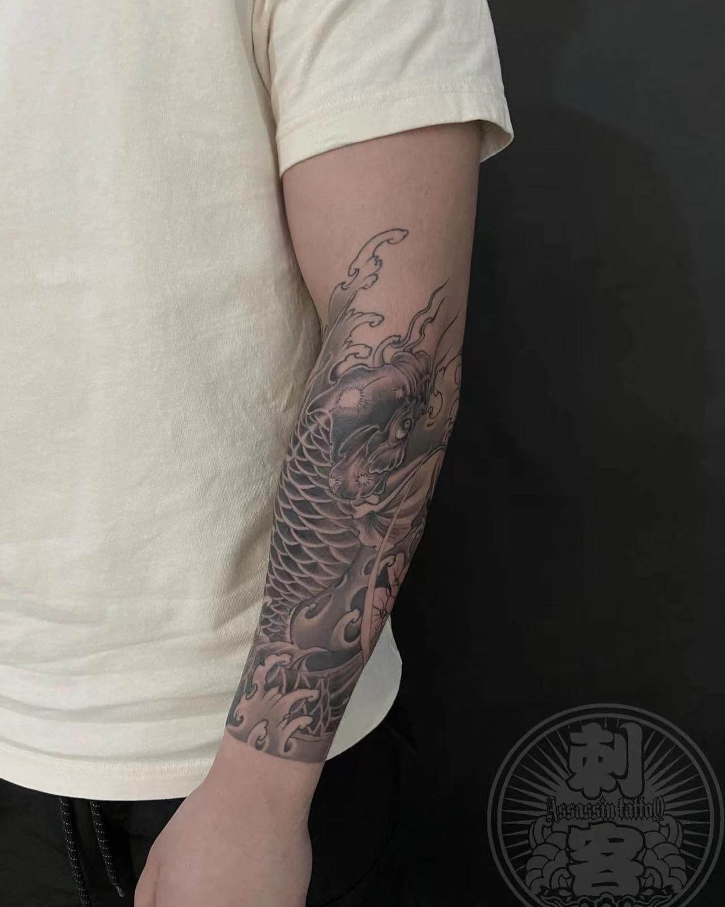 Arm Half Sleeve Tattoo Idea