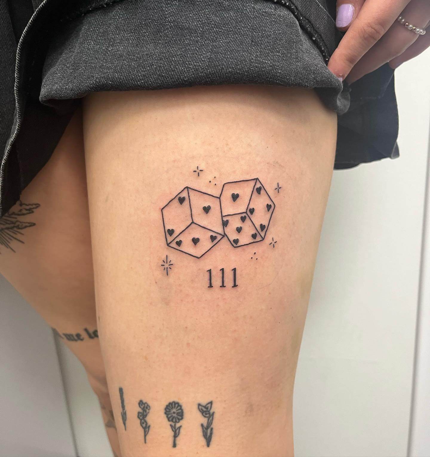 111 tattoo for personal growth