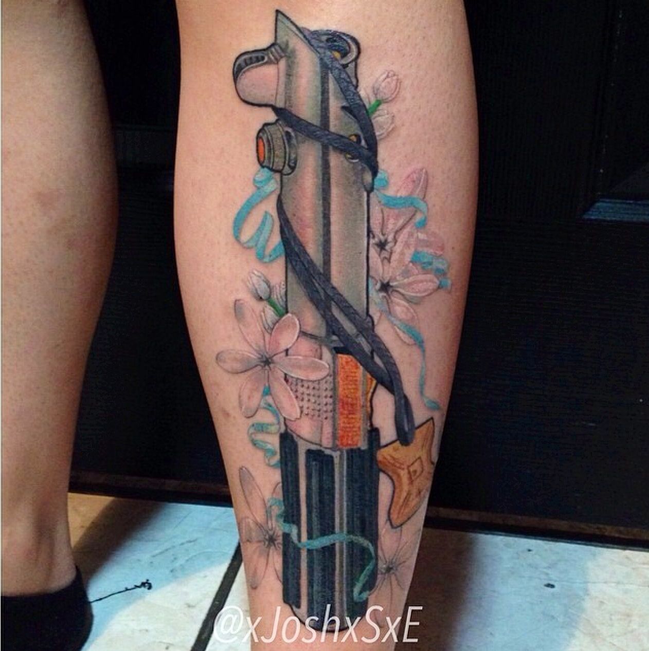 Anakin Skywalker Light saber Tattoo