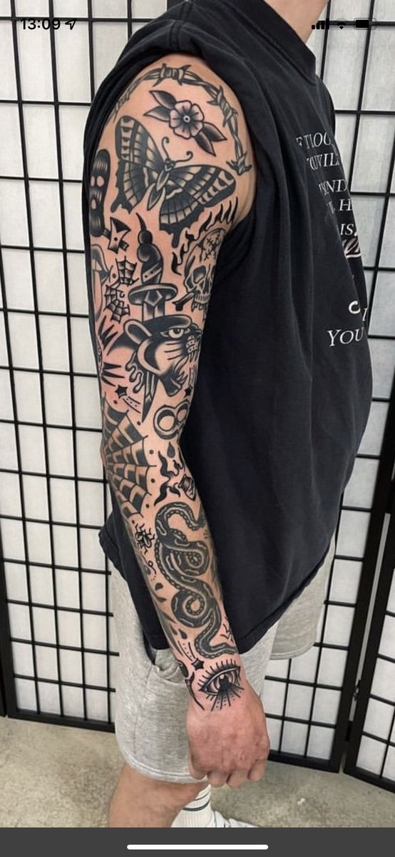 Traditional Symbols Tattoo Filler