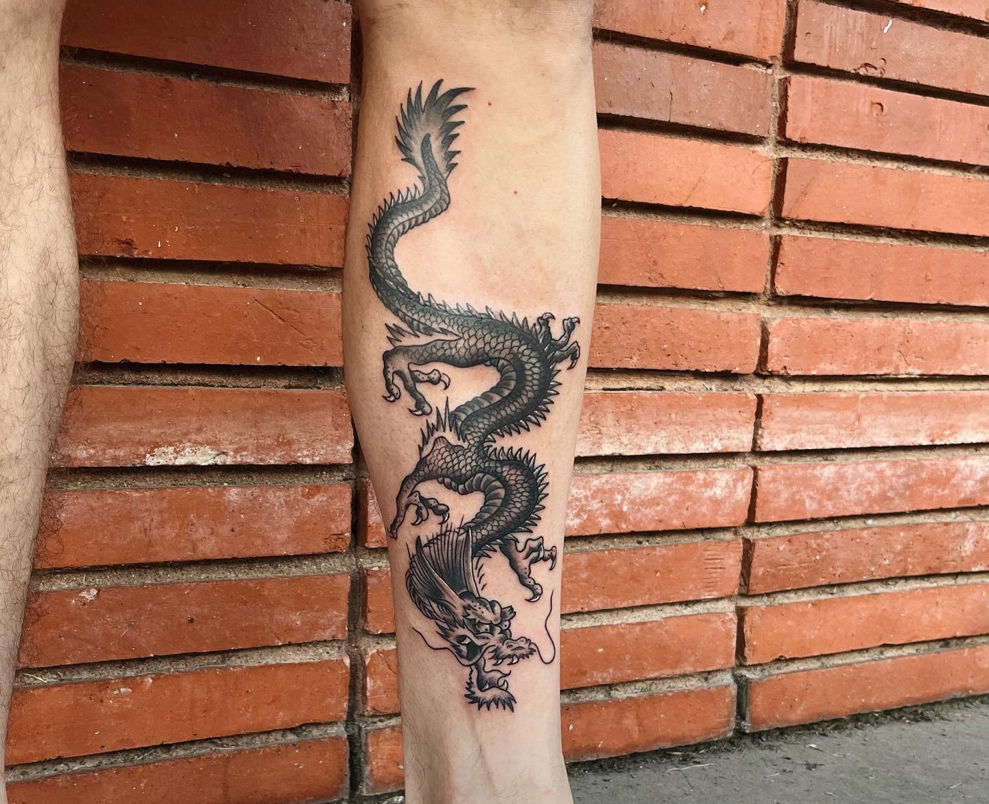 Contemporary Dragon Tattoo