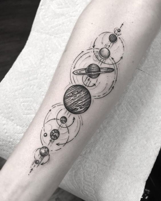 Astronomy Tattoo Designs