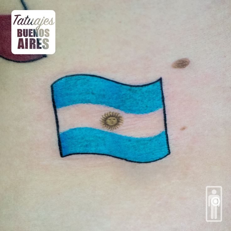 Argentine Flag Tattoo