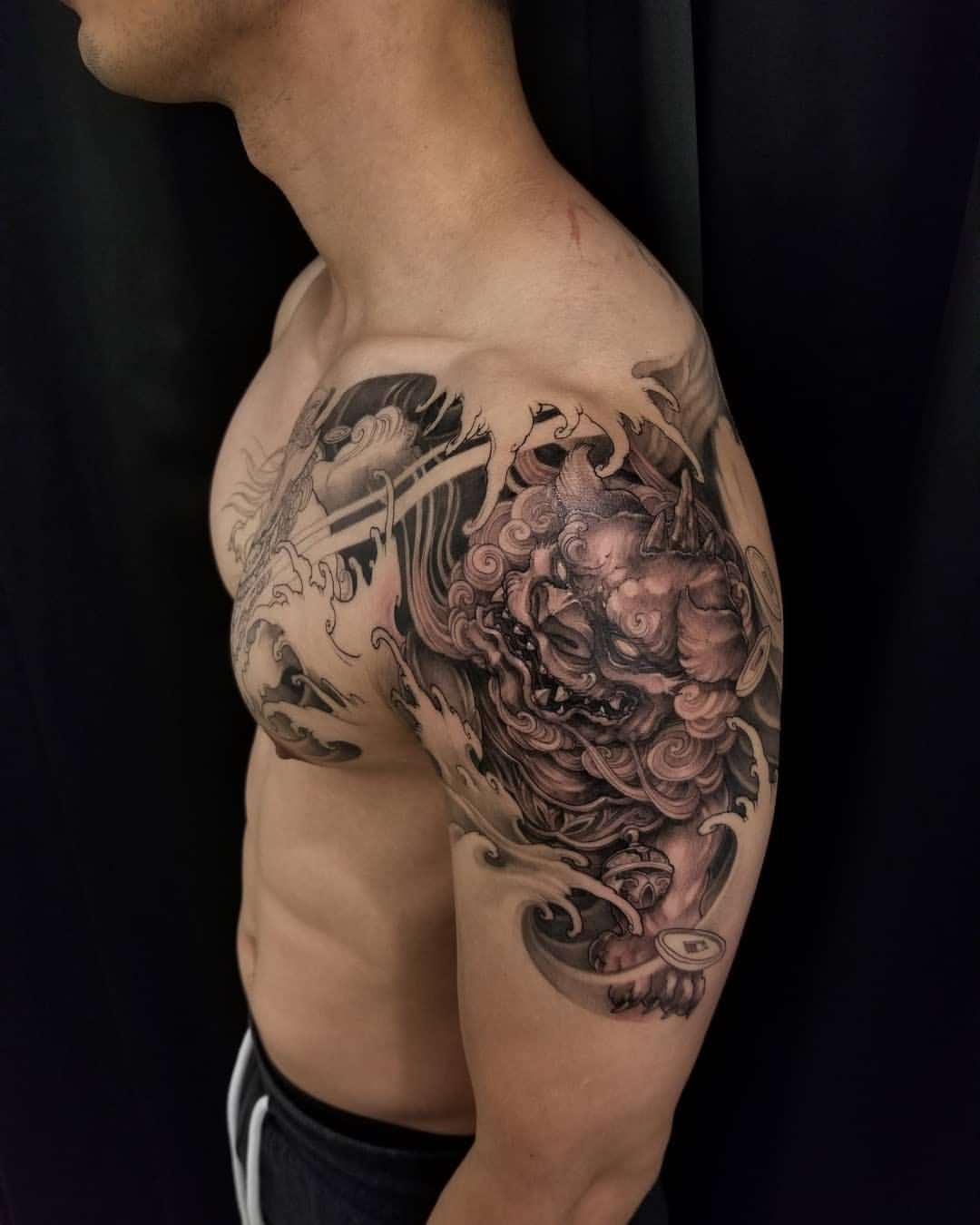 Cultural Shoulder Tattoo