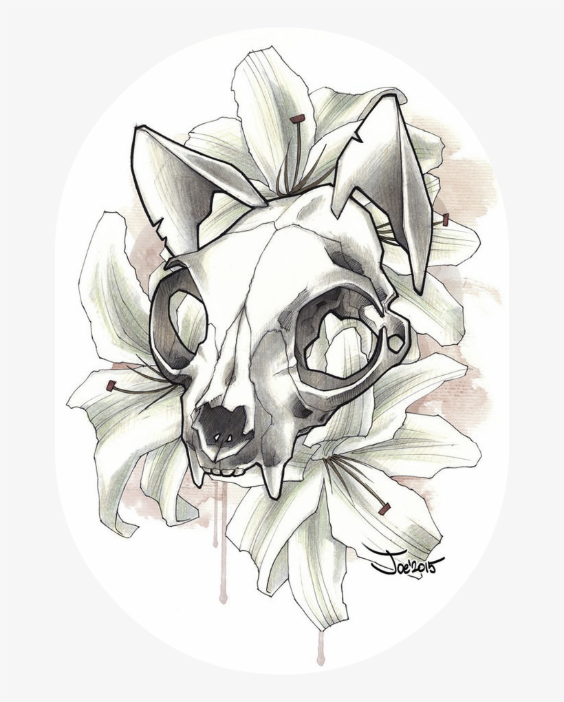 Animal Skulls Tattoo Art - Pretty Animal Skull Tattoo