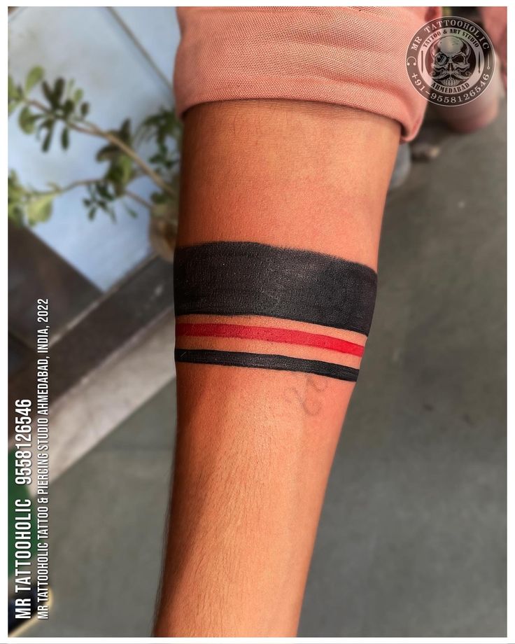 Coverup band tattoo by mr Tattooholic