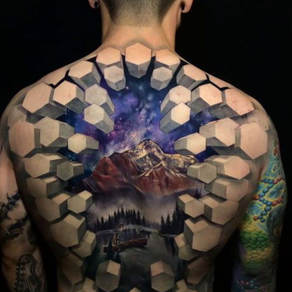 Tattoo on the Back Men