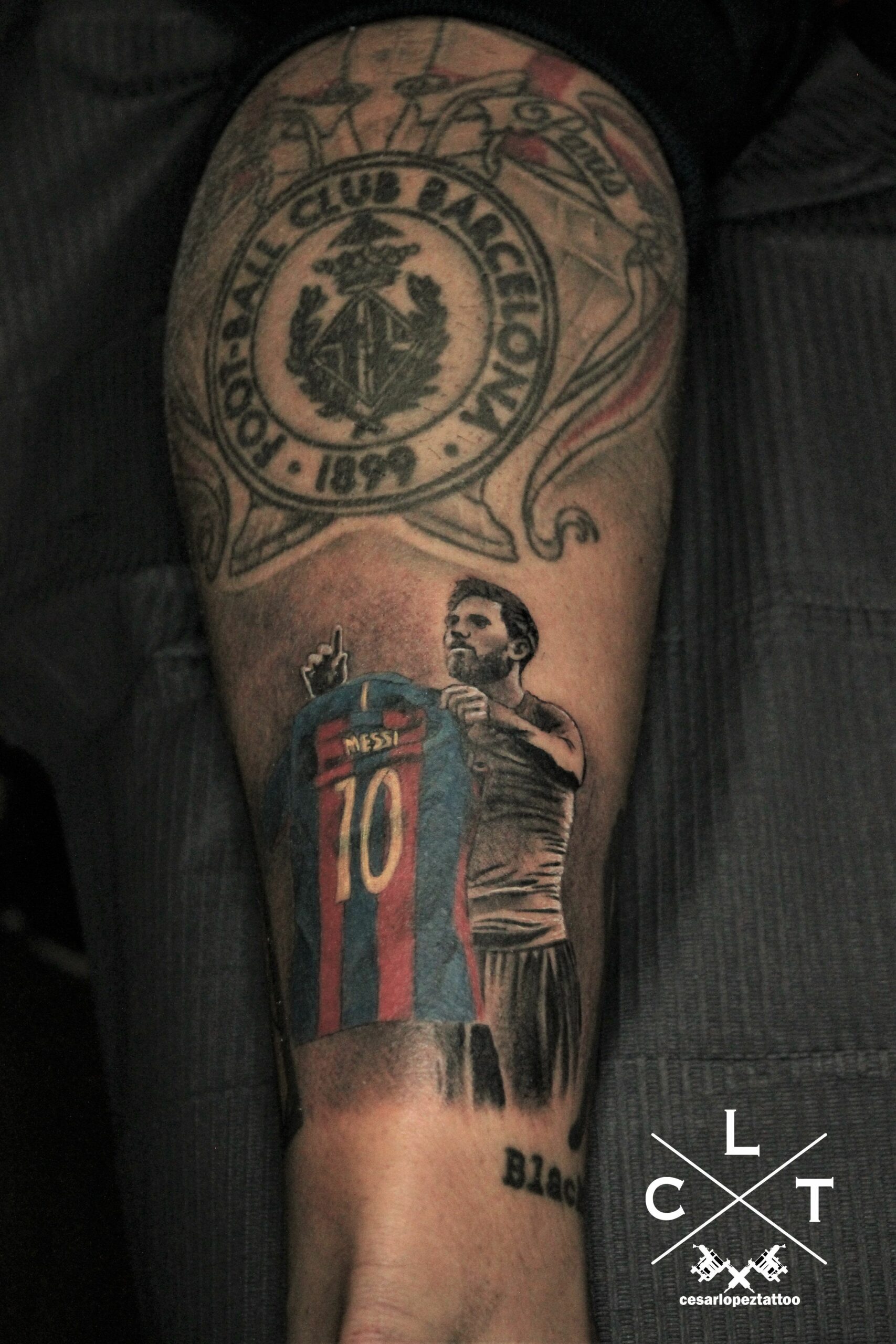 FC Barcelona Tattoo - Club Crest