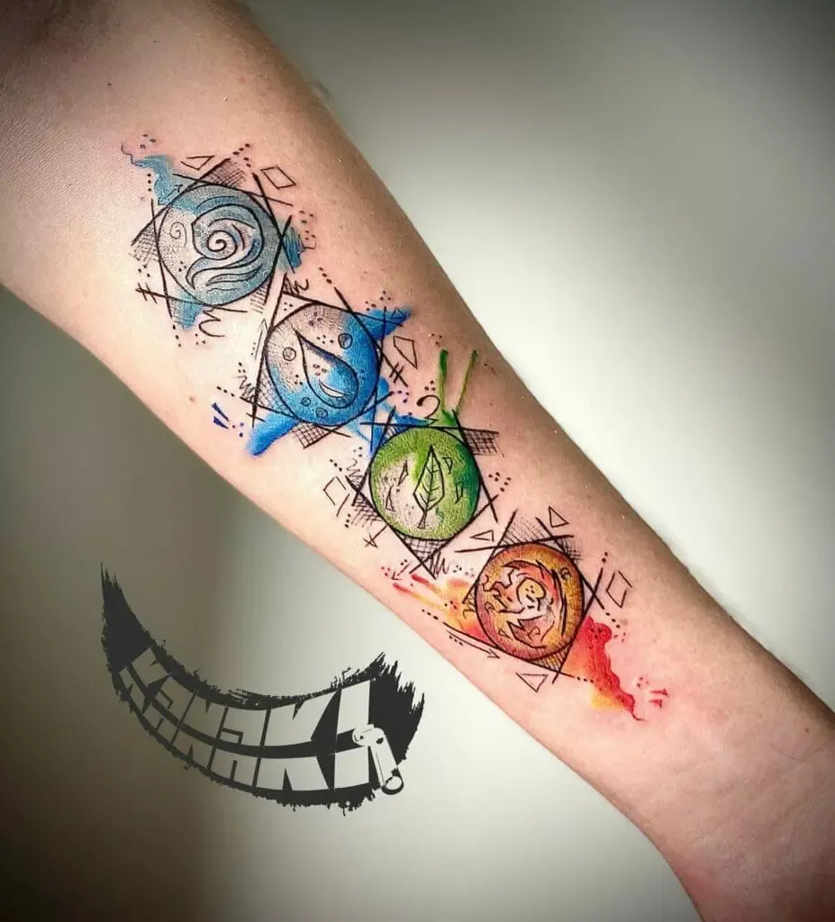 Earth Element Tattoo