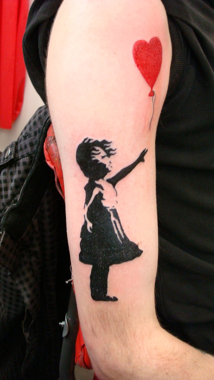 Banksy Graffiti Tattoo