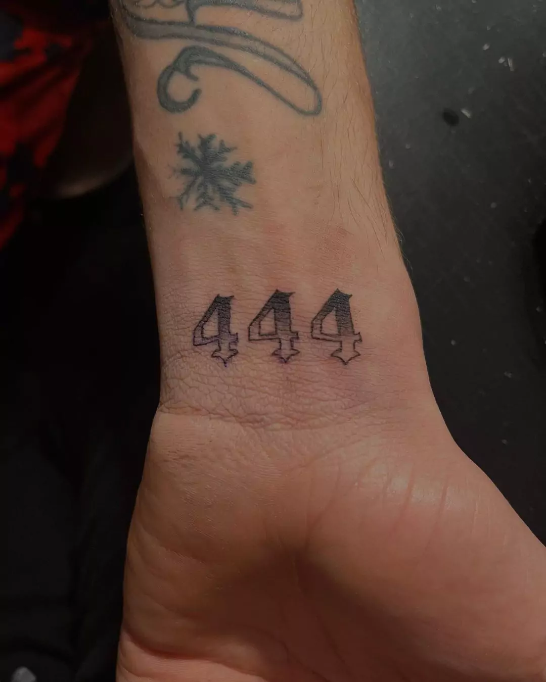 Minimalist 444 Tattoo