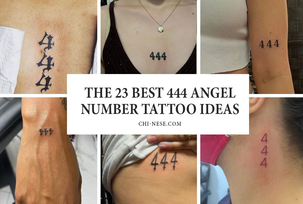 Best 444 Angel Number Tattoo Ideas